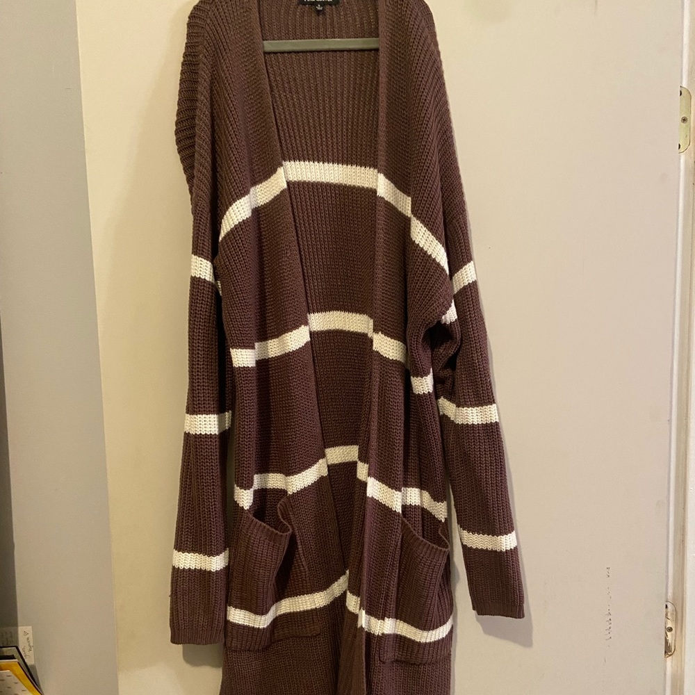 Striped cardigan